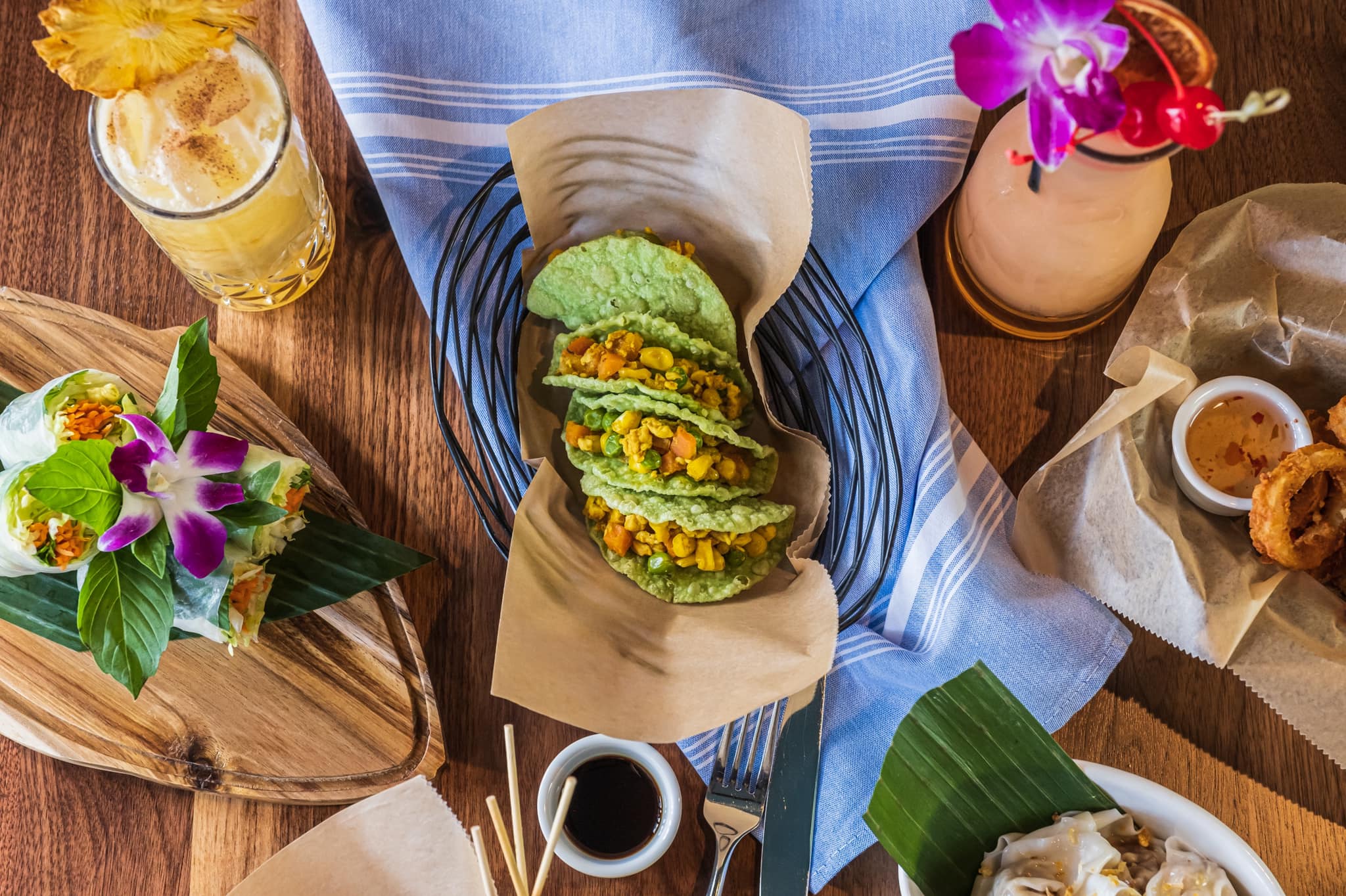 Signature dishes and cocktails at Andalin Thai Kitchen and Bar