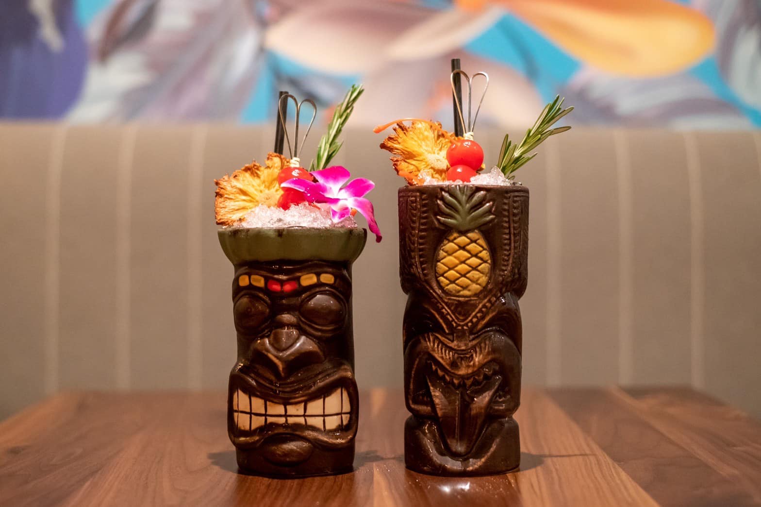 Signature cocktail presentation